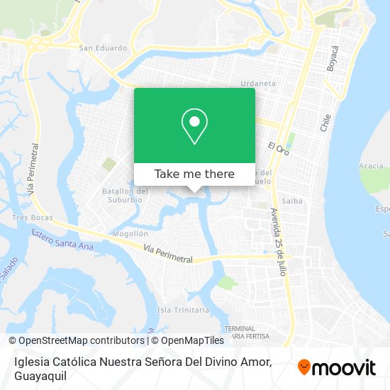 Iglesia Católica Nuestra Señora Del Divino Amor map