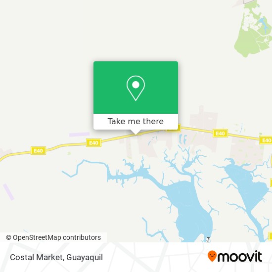 Costal Market map