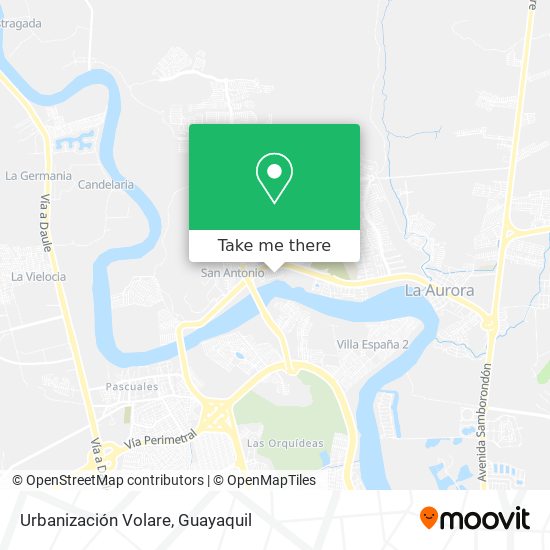 Urbanización Volare map
