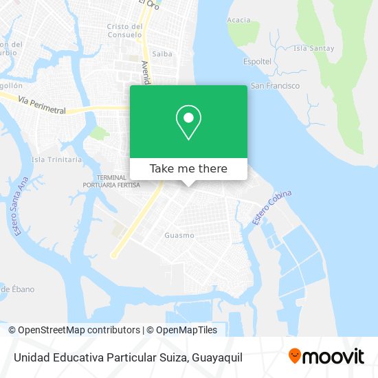 Unidad Educativa Particular Suiza map