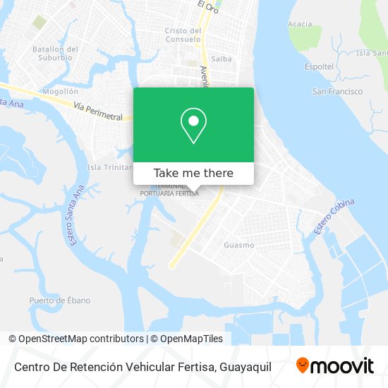 Centro De Retención Vehicular Fertisa map