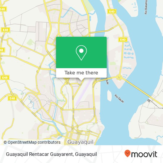 Guayaquil Rentacar Guayarent map