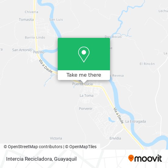 Intercia Recicladora map