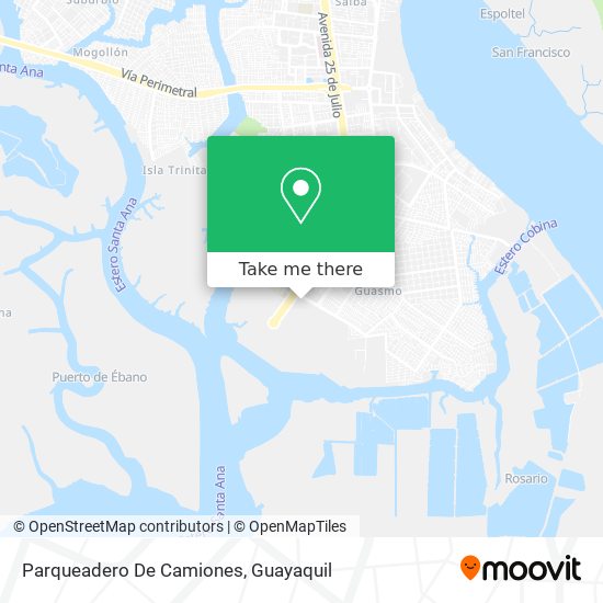 Parqueadero De Camiones map