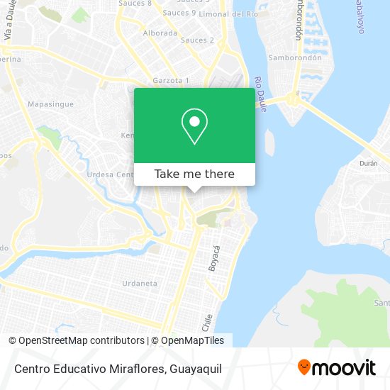Centro Educativo Miraflores map