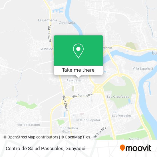Centro de Salud Pascuales map