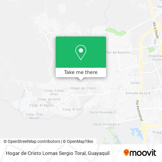 Hogar de Cristo Lomas Sergio Toral map