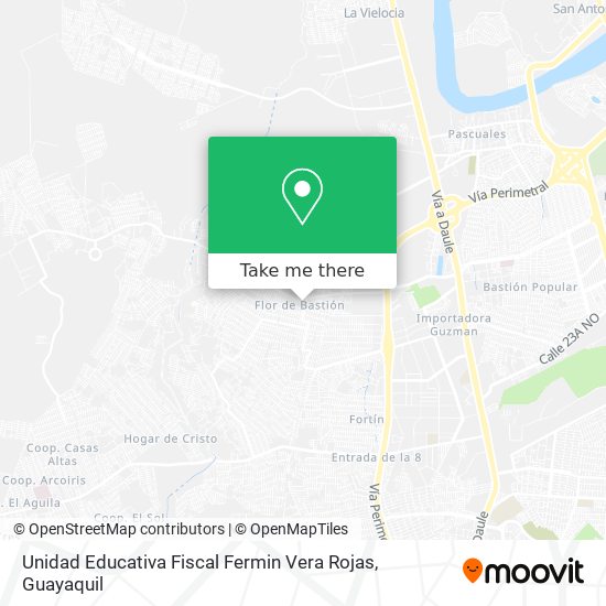 Mapa de Unidad Educativa Fiscal Fermin Vera Rojas