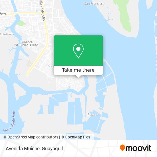 Mapa de Avenida Muisne