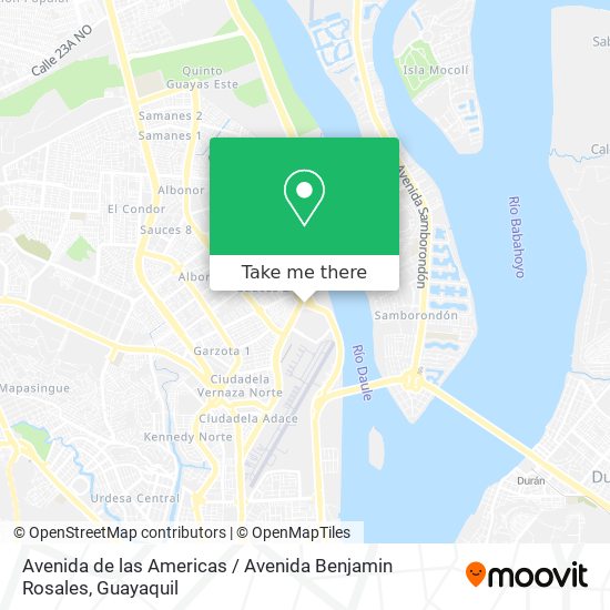 Avenida de las Americas / Avenida Benjamin Rosales map