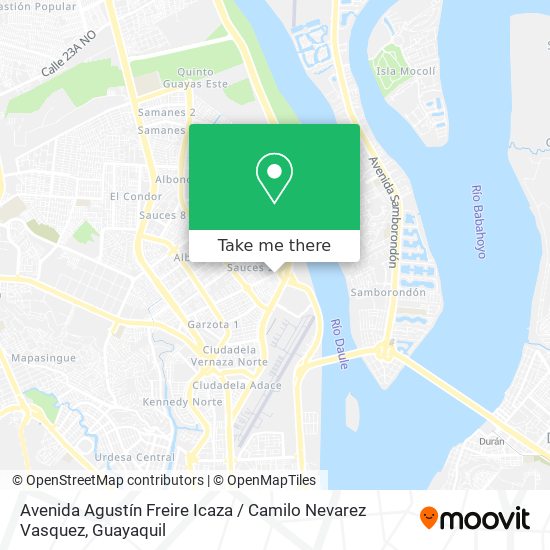 Avenida Agustín Freire Icaza / Camilo Nevarez Vasquez map