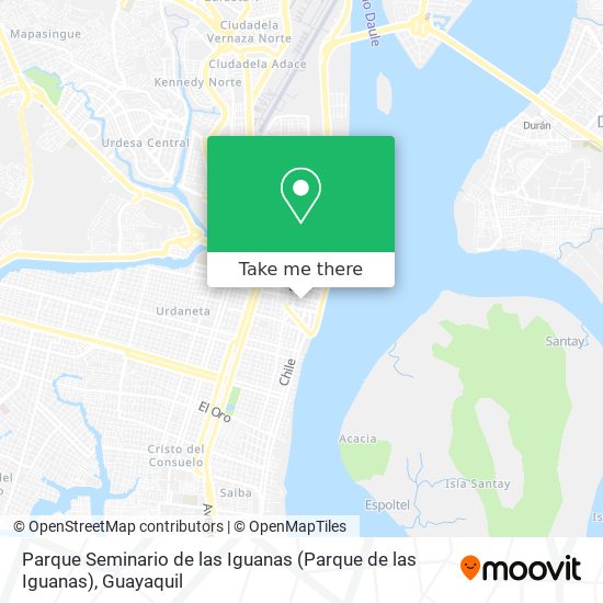 Parque Seminario de las Iguanas map