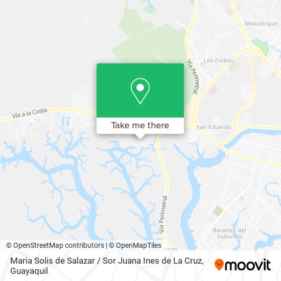 Maria Solis de Salazar / Sor Juana Ines de La Cruz map