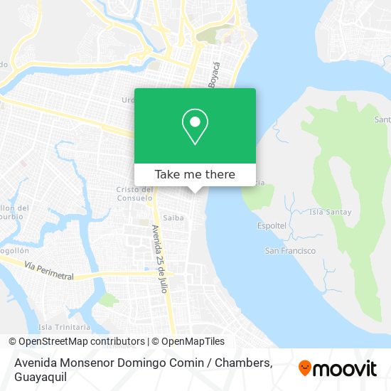 Avenida Monsenor Domingo Comin / Chambers map