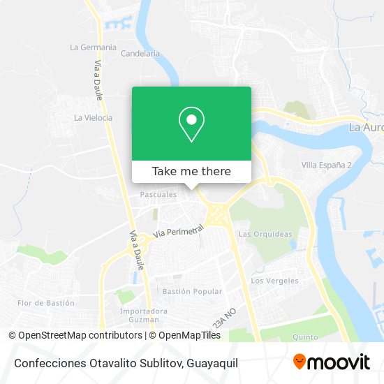 Confecciones Otavalito Sublitov map