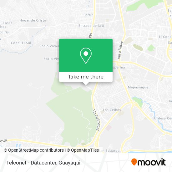 Telconet - Datacenter map