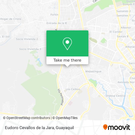Eudoro Cevallos de la Jara map