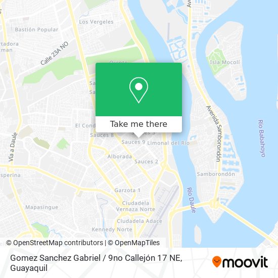 Mapa de Gomez Sanchez Gabriel / 9no Callejón 17 NE
