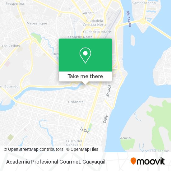 Academia Profesional Gourmet map