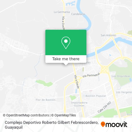 Complejo Deportivo Roberto Gilbert Febrescordero map