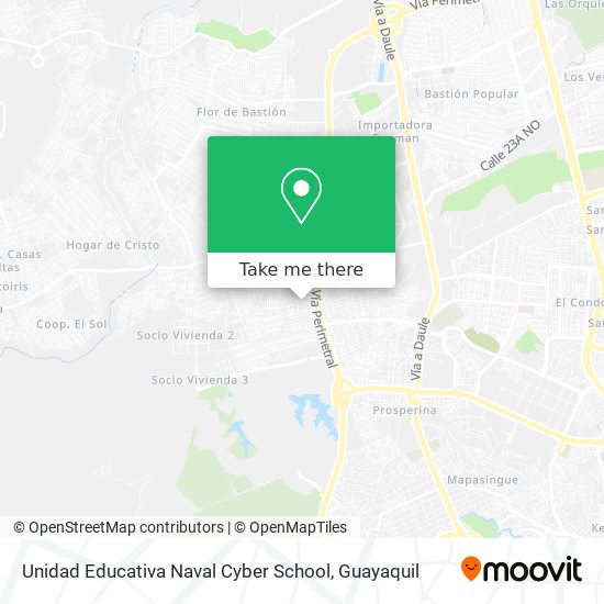 Mapa de Unidad Educativa Naval Cyber School