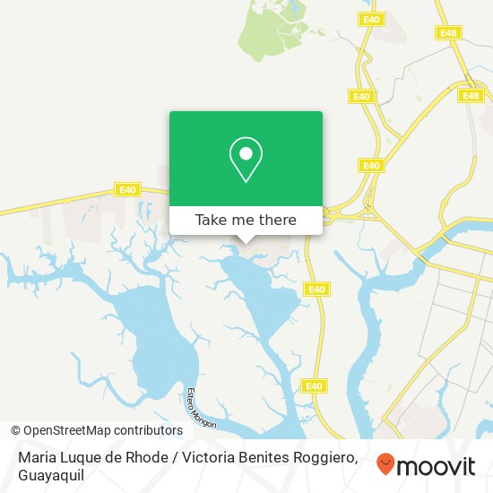 Mapa de Maria Luque de Rhode / Victoria Benites Roggiero