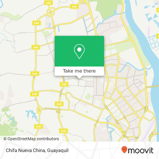 Chifa Nueva China map
