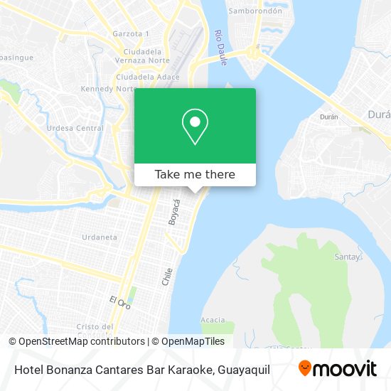 Mapa de Hotel Bonanza Cantares Bar Karaoke