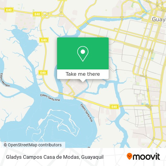 Gladys Campos Casa de Modas map