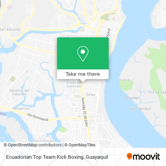 Mapa de Ecuadorian Top Team Kick Boxing
