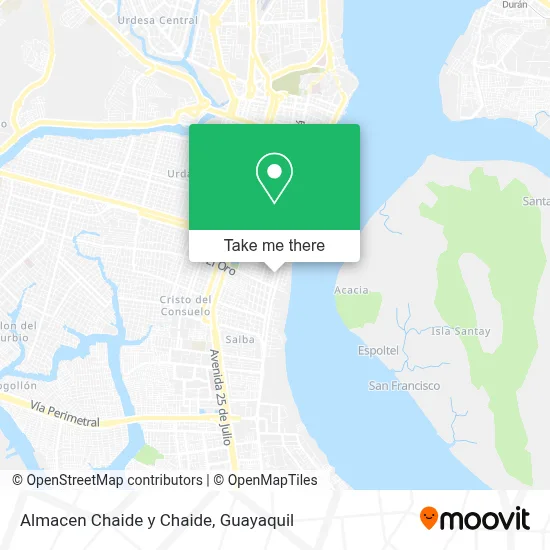 Almacen Chaide y Chaide map