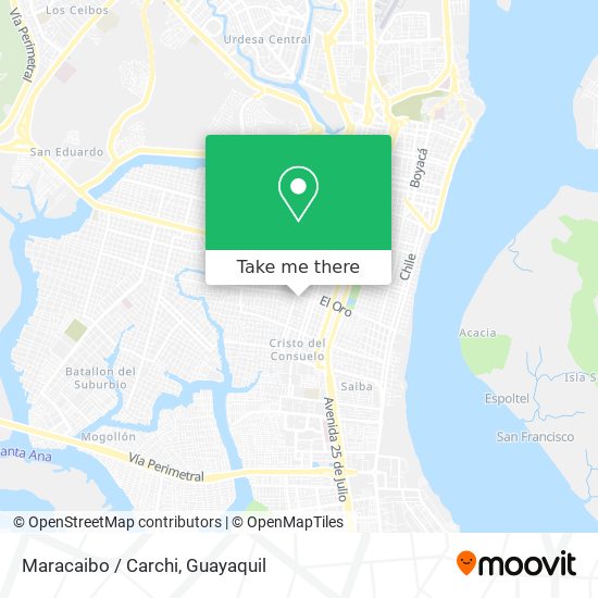 Mapa de Maracaibo / Carchi