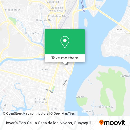 Joyería Pon-Ce La Casa de los Novios map