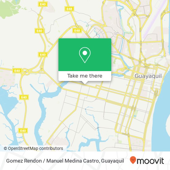 Gomez Rendon / Manuel Medina Castro map