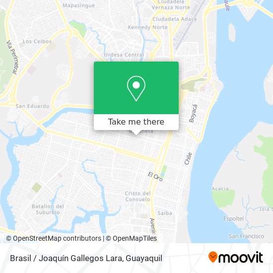 Brasil / Joaquín Gallegos Lara map