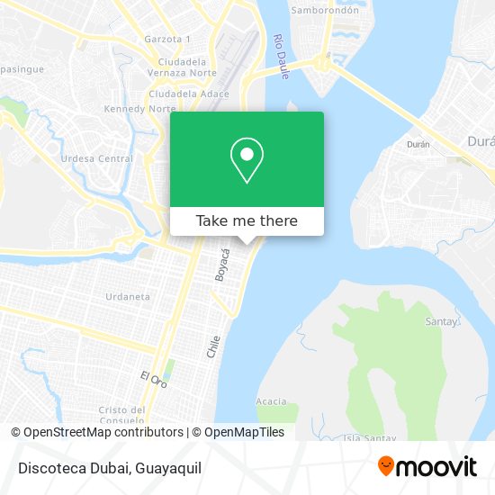 Discoteca Dubai map