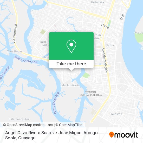 Mapa de Angel Olivo Rivera Suarez / José Miguel Arango Soola