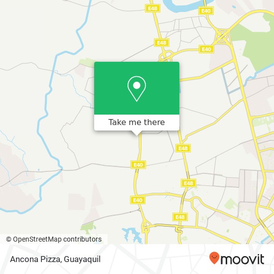 Ancona Pizza map