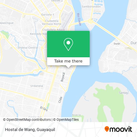 Hostal de Wang map