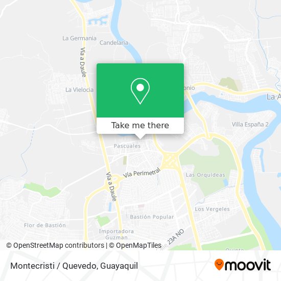 Montecristi / Quevedo map