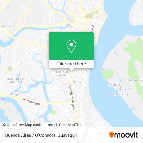 Buenos Aires / O'Connors map