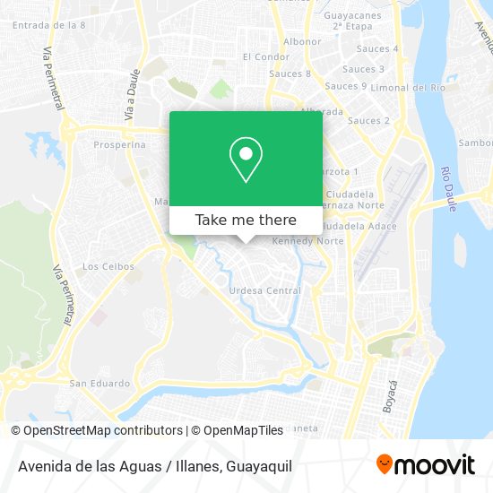 Avenida de las Aguas / Illanes map