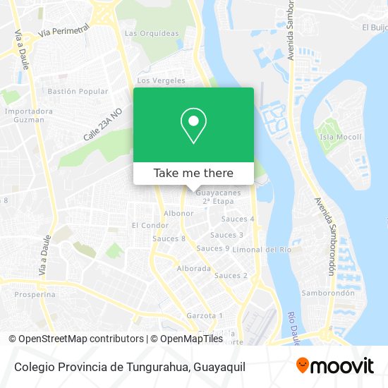 Colegio Provincia de Tungurahua map