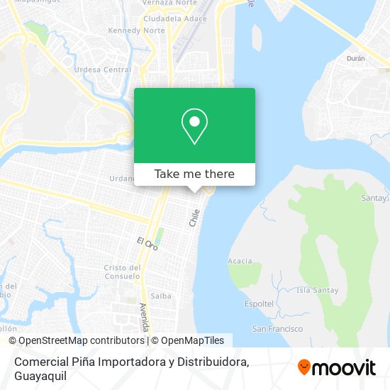 Comercial Piña Importadora y Distribuidora map