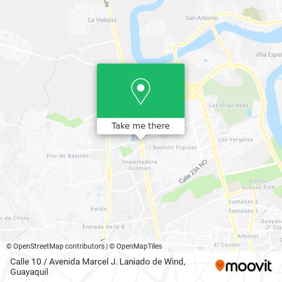 Calle 10 / Avenida Marcel J. Laniado de Wind map