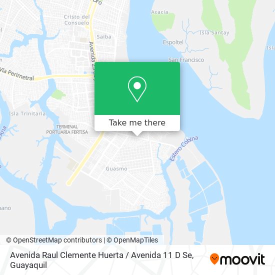 Avenida Raul Clemente Huerta / Avenida 11 D Se map