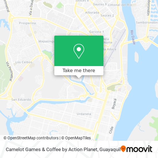 Camelot Games & Coffee by Action Planet map