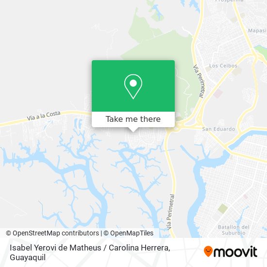 Isabel Yerovi de Matheus / Carolina Herrera map