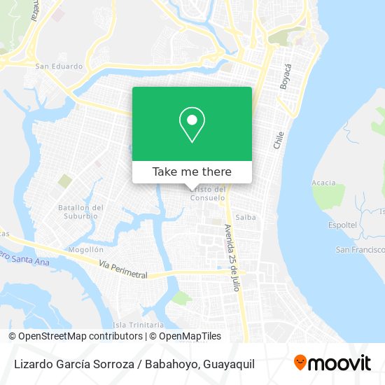 Lizardo García Sorroza / Babahoyo map