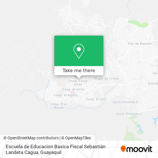 Escuela de Educacion Basica Fiscal Sebastián Landeta Cagua map